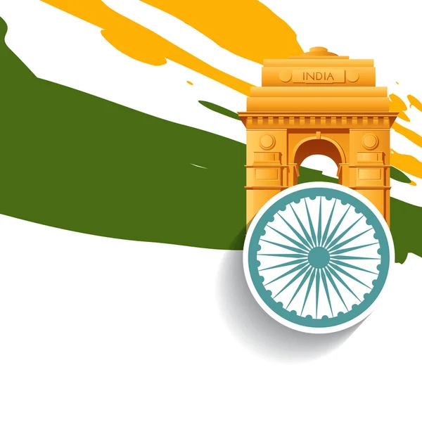 Стильный индийский день независимости — стоковый вектор