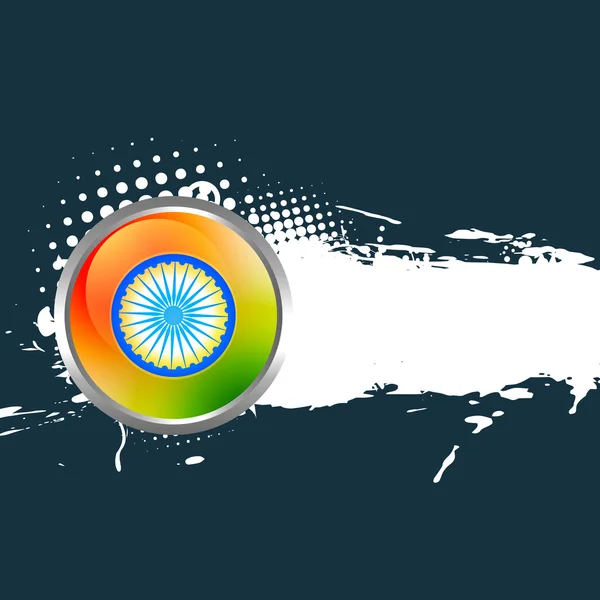 Hintergrund indische Flagge — Stockvektor
