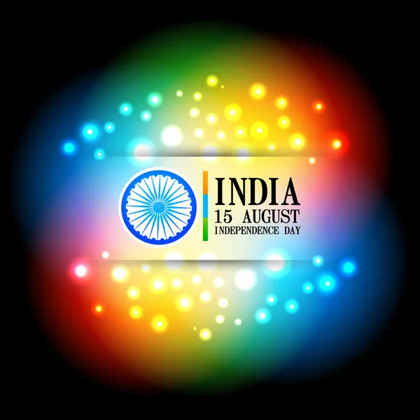 Design coloré drapeau indien — Image vectorielle