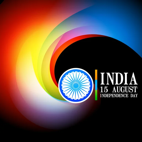 Stylish indian flag background — Stock Vector