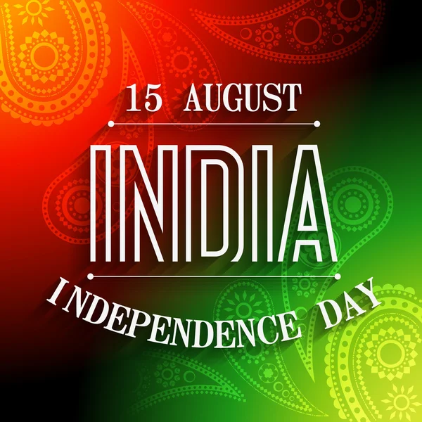 Día de la Independencia India — Vector de stock