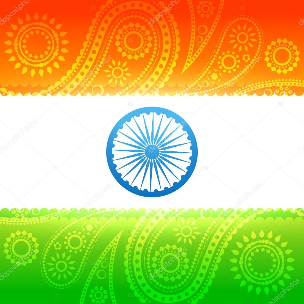 beautiful indian flag