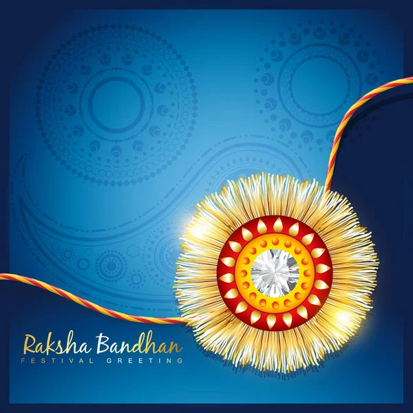 Raksha bandhan festival background — Stock Vector