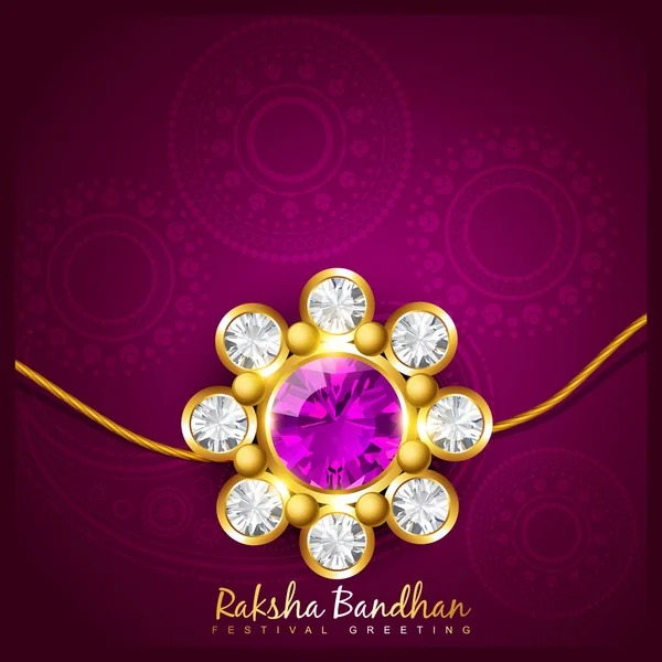 インドの rakshabandhan の背景 — ストックベクタ