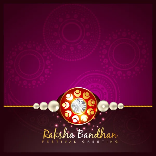 Raksha bandhan festival background — Stock Vector