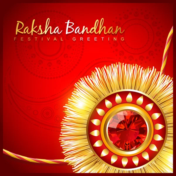 Raksha bandhan festival background — Stock Vector