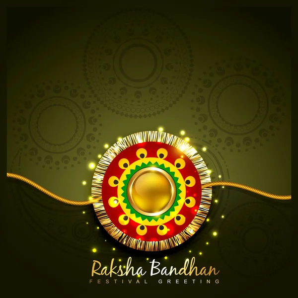 Raksha bandhan festival design — Stock Vector