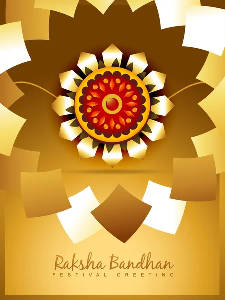 Beau fond rakhi — Image vectorielle