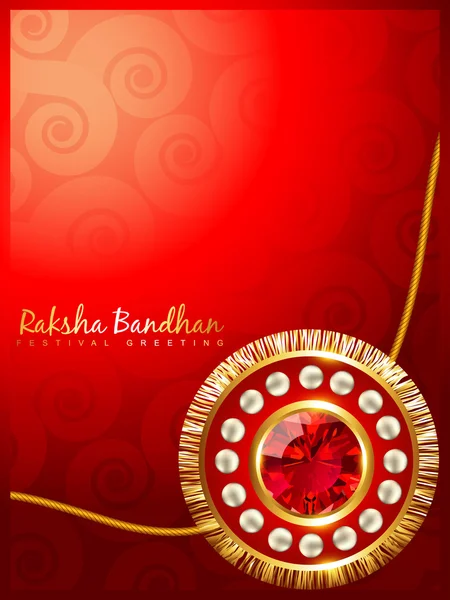 Vector rakhi background — Stock Vector