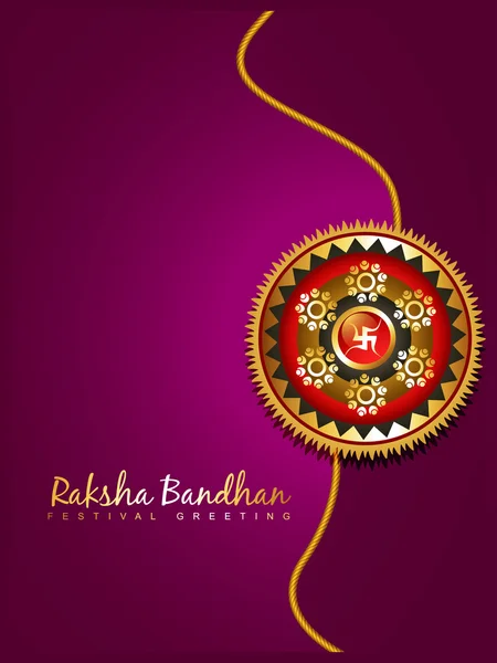 Raksha bandhan festival bakgrund — Stock vektor