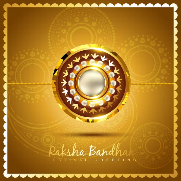 Stylish rakhi background — Stock Vector