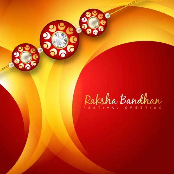 Vector rakhi background — Stock Vector