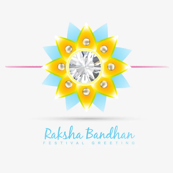 Sfondo rakshabandhan indiano — Vettoriale Stock