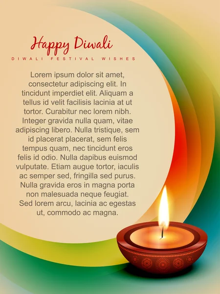 Fond de Diwali — Image vectorielle