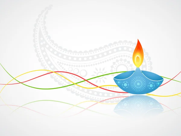 Diwali saudação — Vetor de Stock