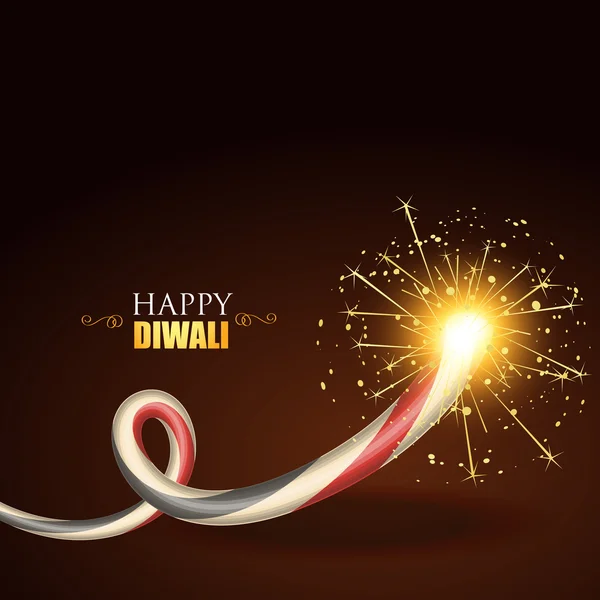 Diwali Festivali kraker — Stok Vektör