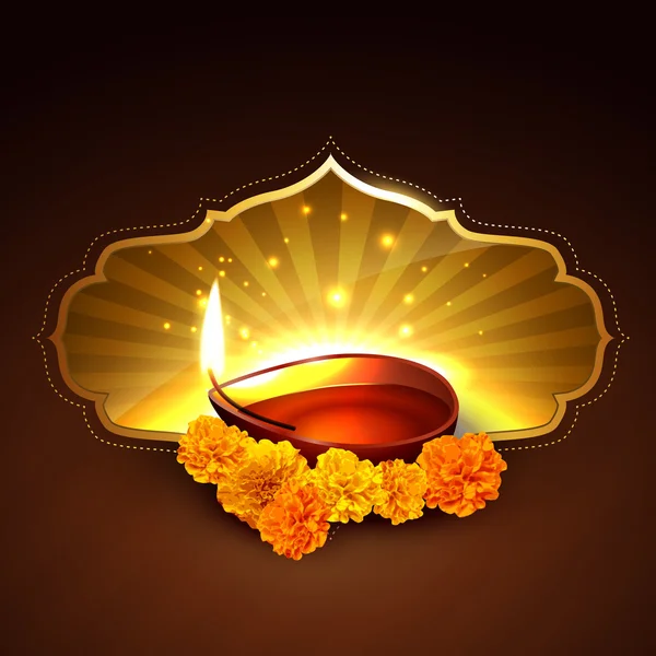 Diwali festival designu — Stockový vektor
