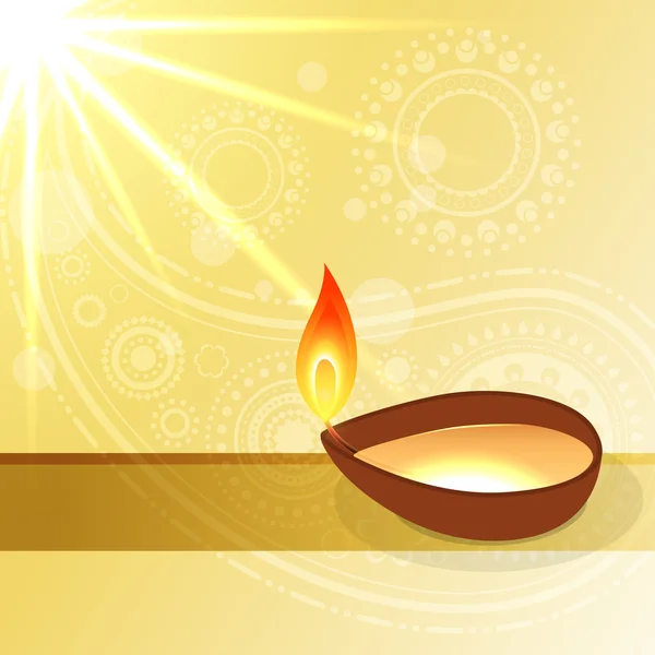 Hindoe diwali festival — Stockvector