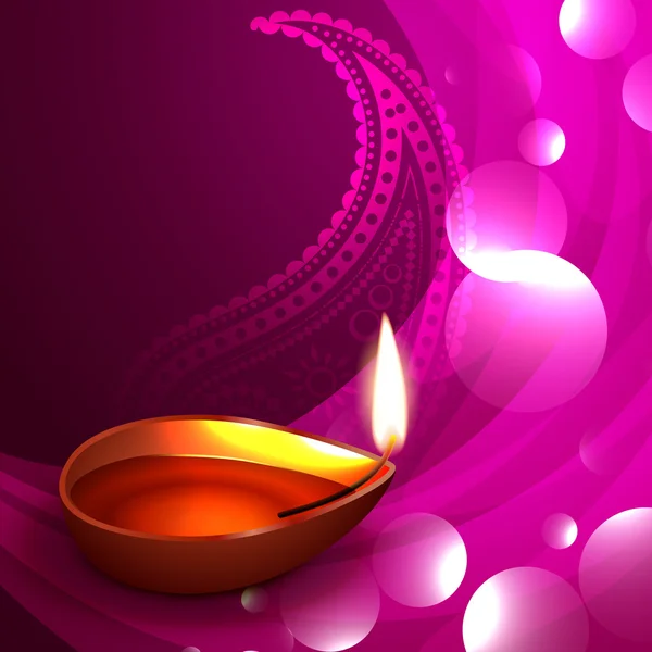 Gelukkige diwali festival — Stockvector