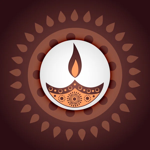 Festival indiano de diwali — Vetor de Stock