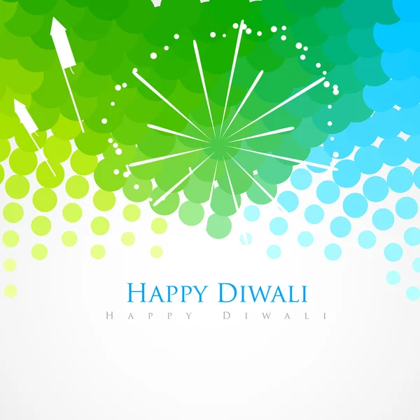 Fundo colorido diwali — Vetor de Stock