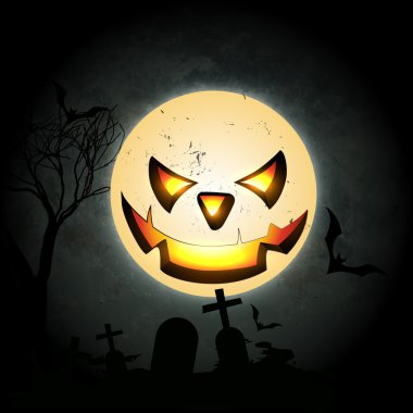 Cadılar Bayramı kartı tasarımı