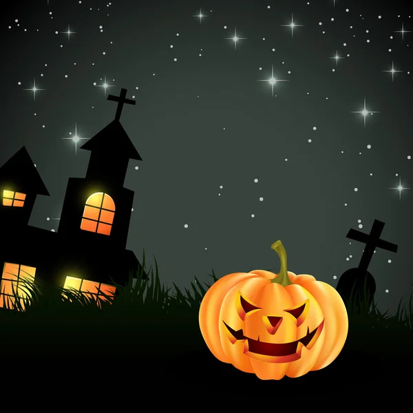Beautiful halloween theme — Stock Vector
