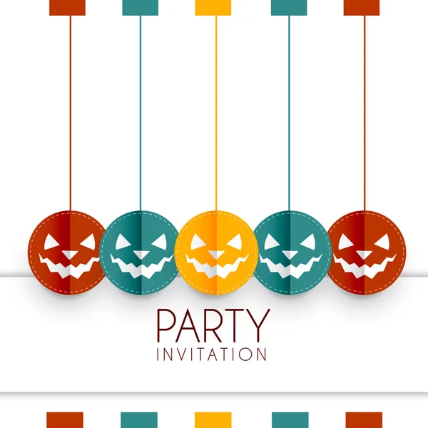 Colorful halloween design — Stock Vector