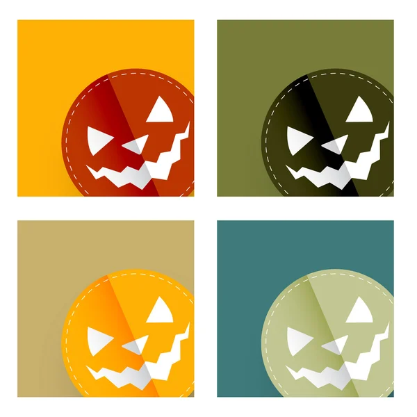 Halloween-Kartendesign — Stockvektor