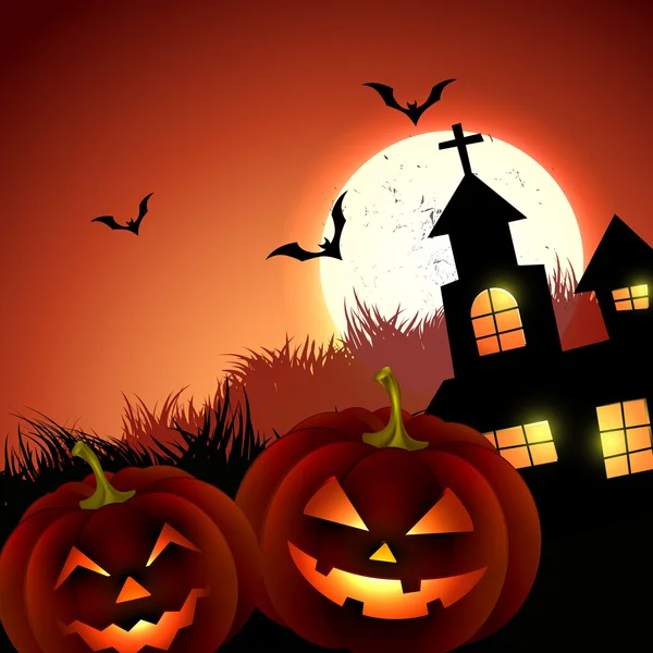 Creepy halloween vector — Stock Vector