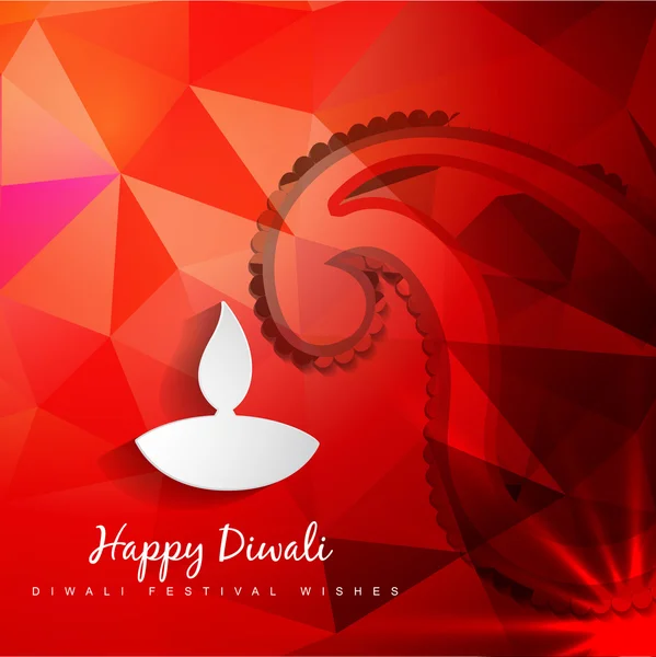 Fondo Diwali — Vector de stock