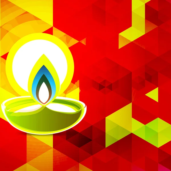 Bunte Diwali Hintergrund — Stockvektor