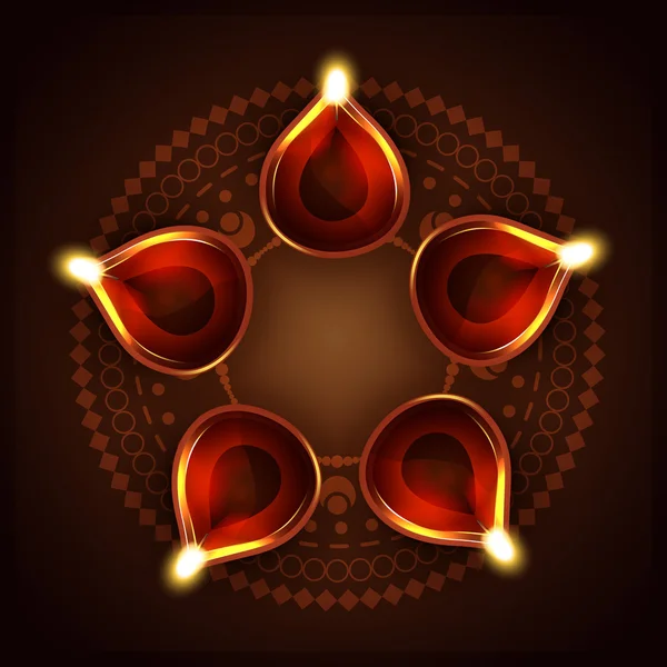 Diwali achtergrond — Stockvector