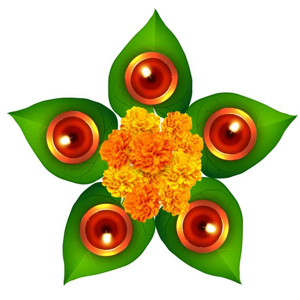 Diwali fond vectoriel — Image vectorielle