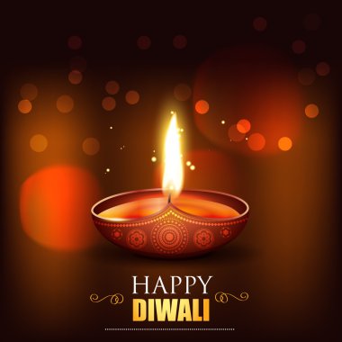 parlak diwali arka plan