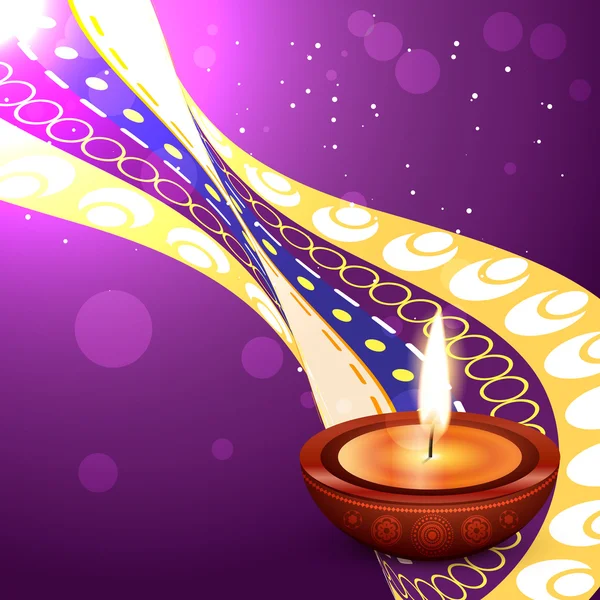 Diwali festival design — Stock Vector