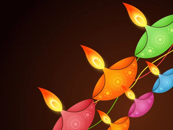 Diseño del festival diwali — Vector de stock