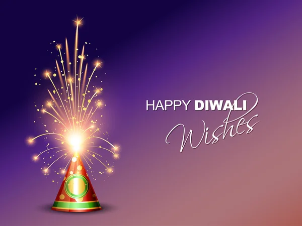 Diwali Cracker Hintergrund — Stockvektor