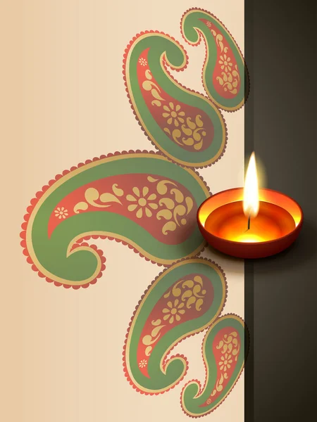 Festival indio de diwali — Vector de stock