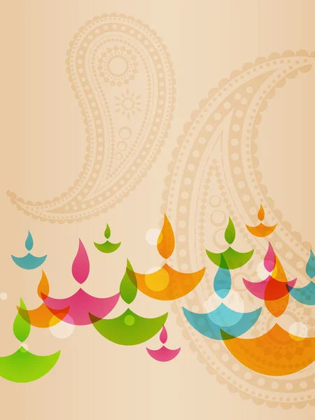 Indiase diwali festival — Stockvector