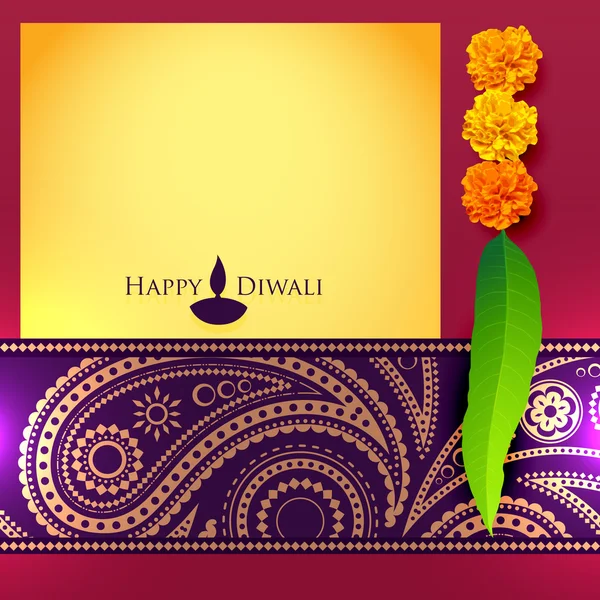 Diwali Hintergrund — Stockvektor