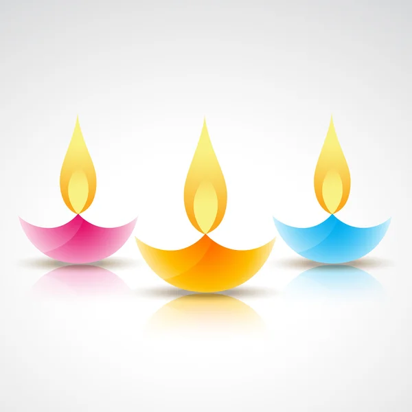 Feliz saludo diwali — Vector de stock