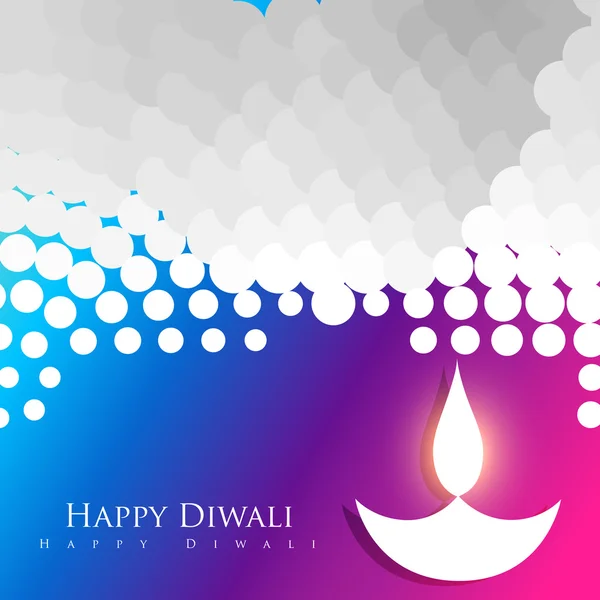 Fond diwali coloré — Image vectorielle