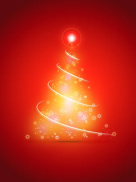 Χριστουγεννιάτικο δέντρο σχέδιο — Διανυσματικό Αρχείο