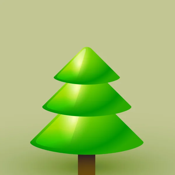 ベクトルクリスマスツリー — ストックベクタ