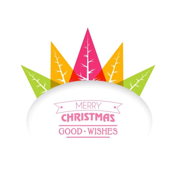 Merry christmas design — Stock Vector