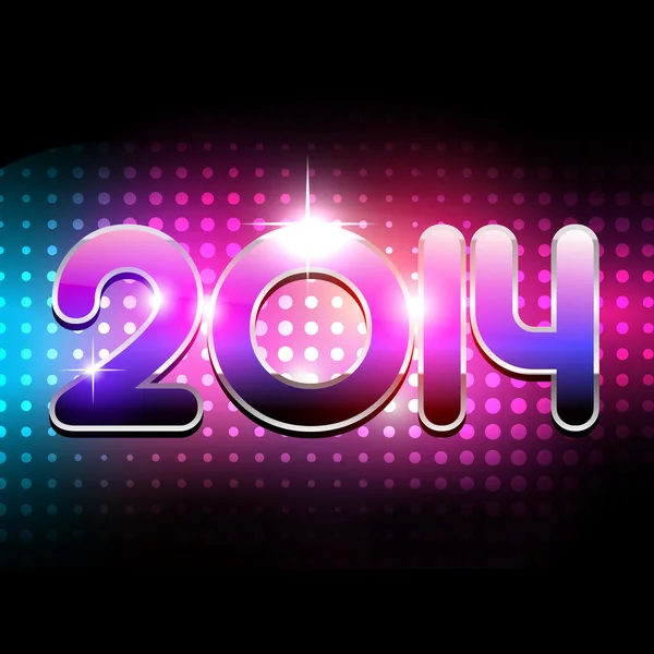 Style de fête coloré nouvelle année — Image vectorielle