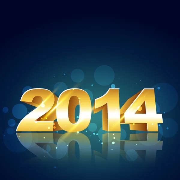 2014 año nuevo diseño — Vector de stock