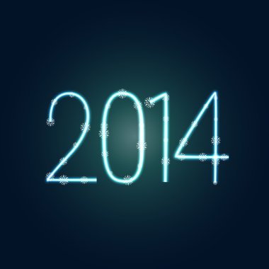 yaratıcı yeni yıl arka plan