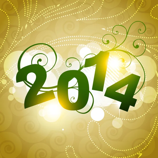 Nouvelle année élégante salutation — Image vectorielle